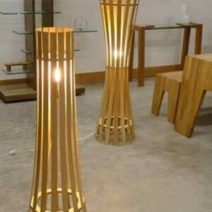 bamboo floor lamp