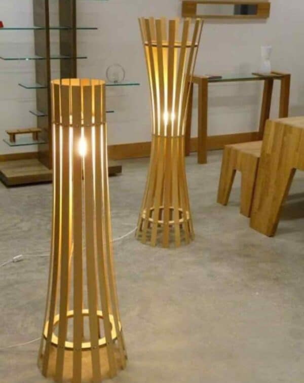 bamboo floor lamp