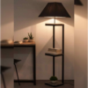 wooden floor lamp