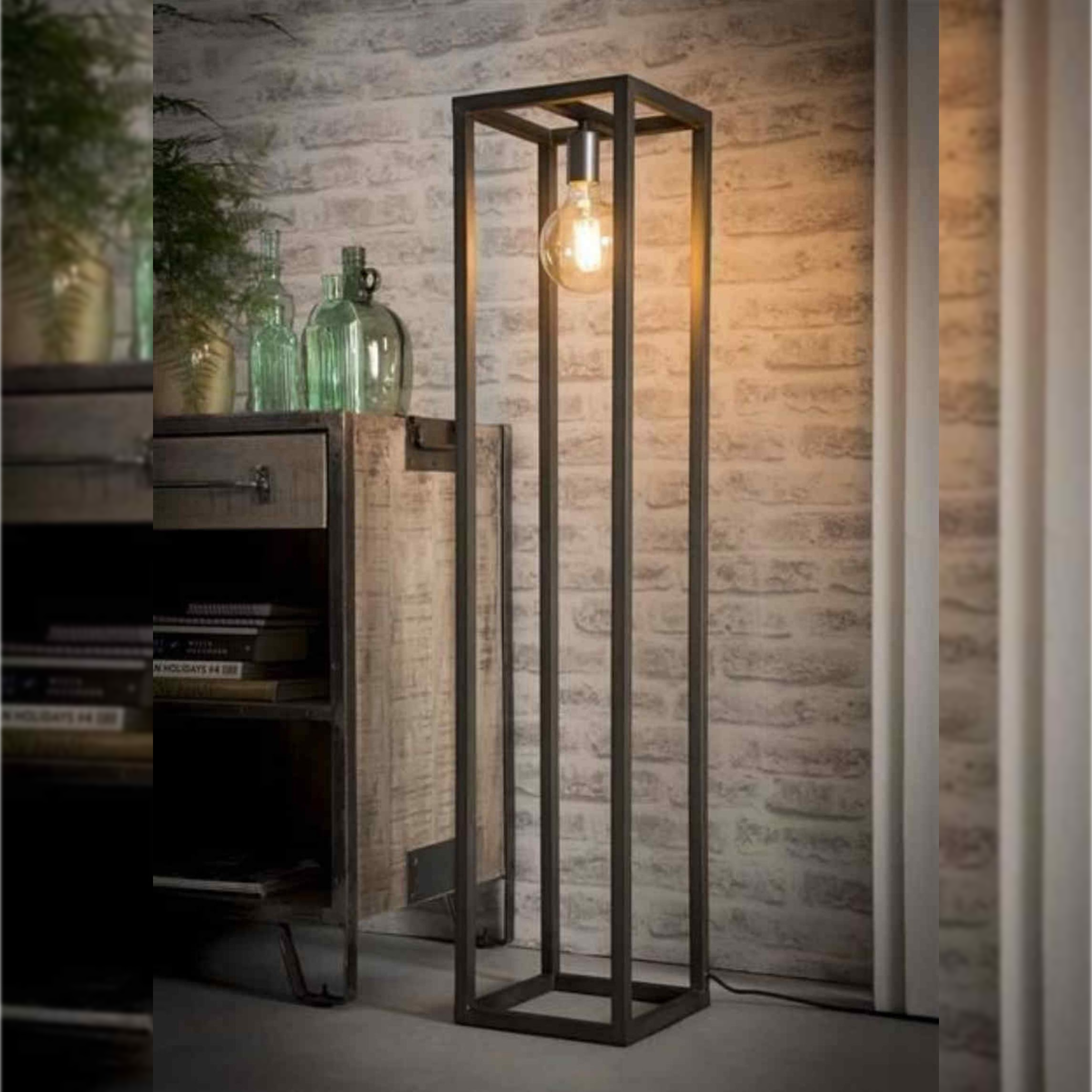 industrial floor lamp