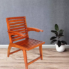 mahogany sit out wooden chair