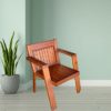 mahogany sit out wooden chair