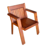 mahogany sit out wooden chair