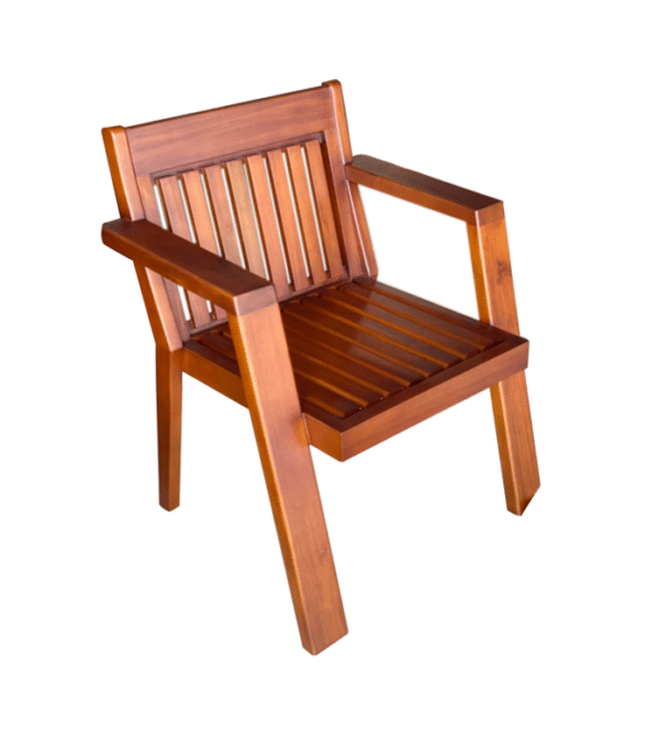 mahogany sit out wooden chair