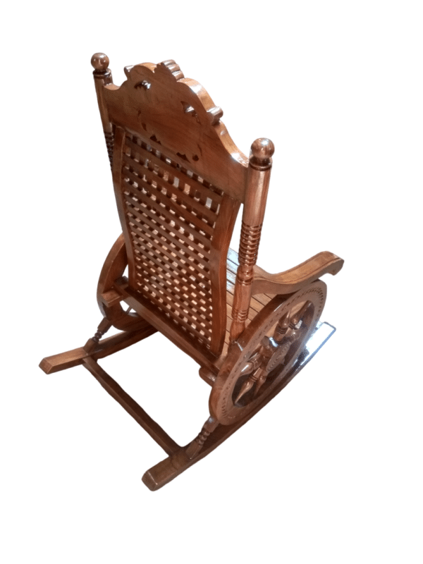 Wooden rocking chair