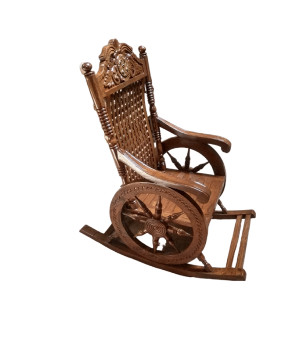 Wooden rocking chair