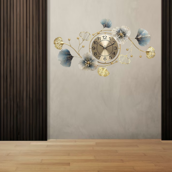 Metal wall clock