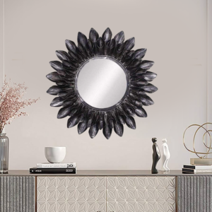 Black Metal mirror wall art