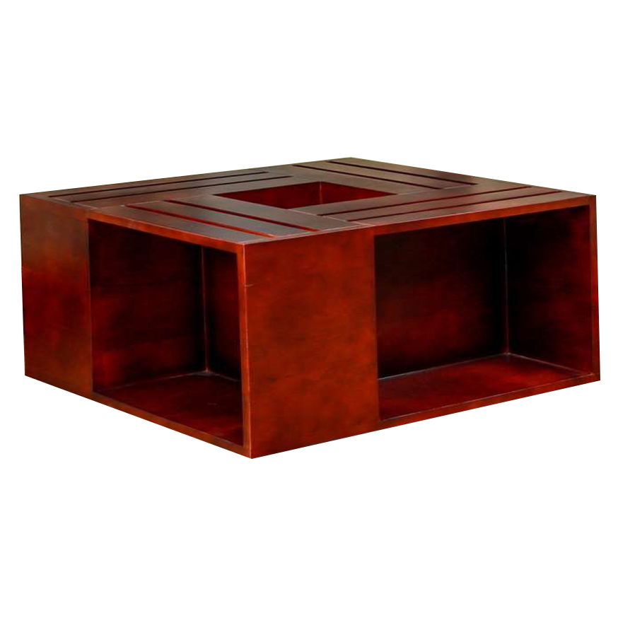 Mahogany wooden coffee table