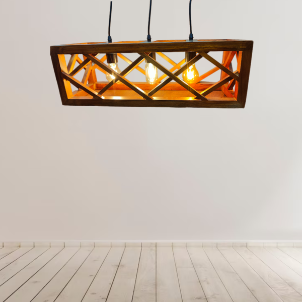 Teak wooden Ceiling hanging light