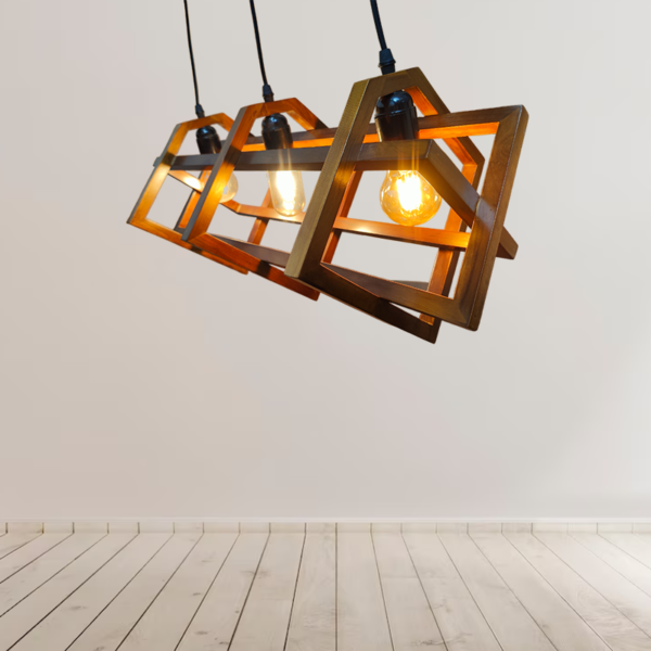 Teak wooden Ceiling hanging light