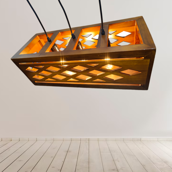 Teak wooden Ceiling hanging light