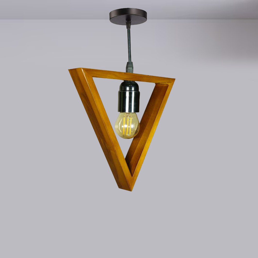 Teak wood Ceiling Hanging Light