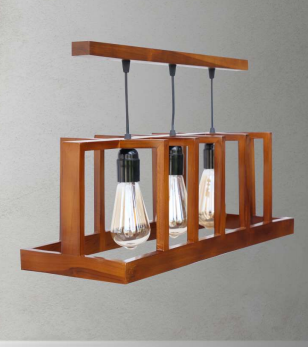 Teak wood Ceiling Hanging Light