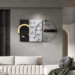 elegant modern metal wall art